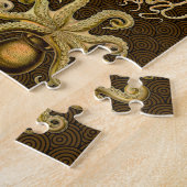 Cephalopod Octopus Tintenfisch Meeresnatur Puzzle (Seite)