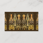 Cephalopod Octopus Tintenfisch Meeresnatur Visitenkarte (Rückseite)