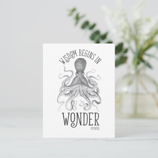 Cephalopod Postkarte (Stehend Vorderseite)