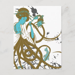 Cephalopod Sushi Postkarte