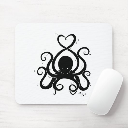 cephalove Schwarzes Mousepad (Mit Mouse)