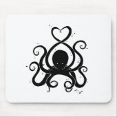 cephalove Schwarzes Mousepad (Vorne)