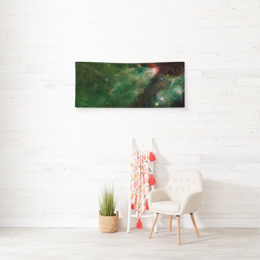 Cepheus B und C Grüner Nebel Banner (Insitu)