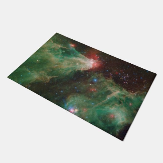 Cepheus B und C Grüner Nebel Fußmatte (Schrägansicht)