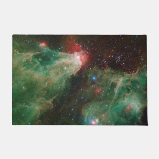 Cepheus B und C Grüner Nebel Fußmatte (Vorderseite)