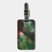 Cepheus B und C Grüner Nebel Gepäckanhänger (Vorderseite vertikal)