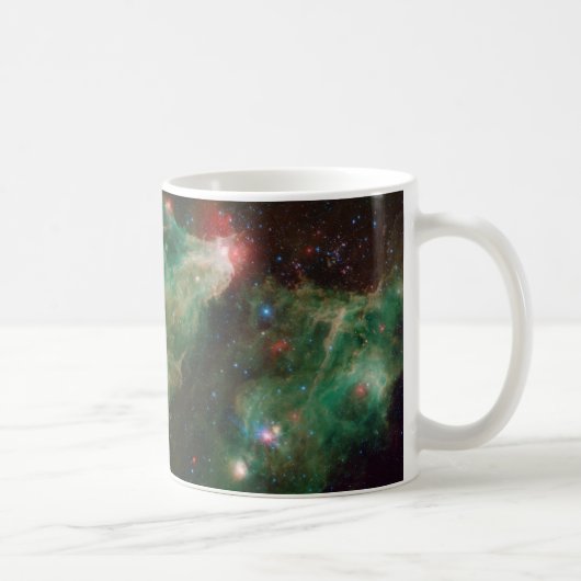 Cepheus B und C Grüner Nebel Kaffeetasse (Rechts)