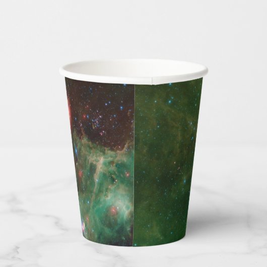 Cepheus B und C Grüner Nebel Pappbecher (Rechts)