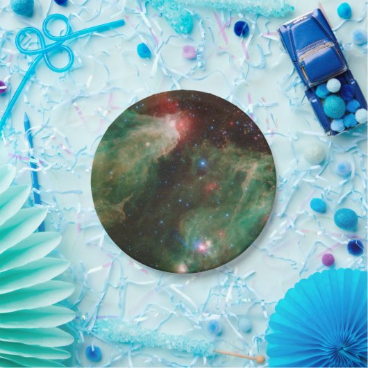 Cepheus B und C Grüner Nebel Pappteller (Party)