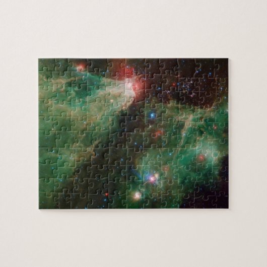 Cepheus B und C Grüner Nebel Puzzle (Horizontal)