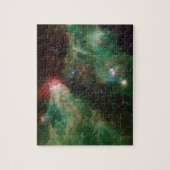 Cepheus B und C Grüner Nebel Puzzle (Vertikal)