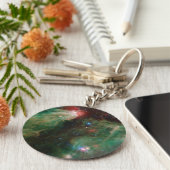 Cepheus B und C Grüner Nebel Schlüsselanhänger (Seite)