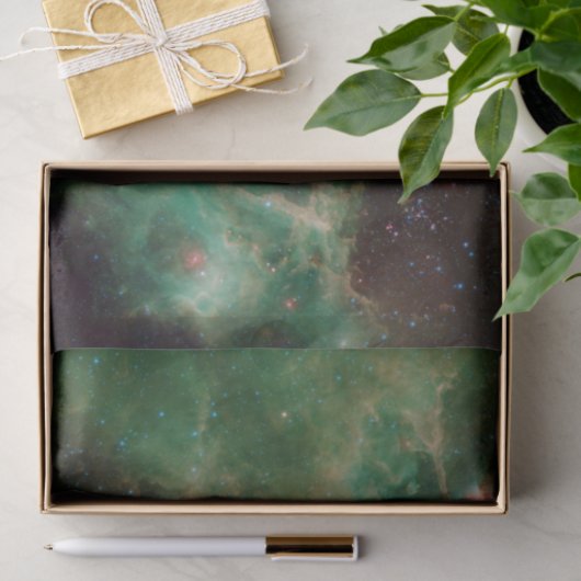 Cepheus B und C Grüner Nebel Seidenpapier (Geschenk)