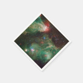 Cepheus B und C Grüner Nebel Serviette (Ecke)