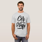 Cer I Grafu, lustige walisische Sprache, Dialekt T-Shirt (Vorne ganz)