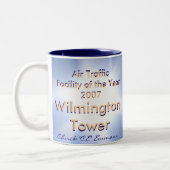 CER-Namens-TASSE - besonders angefertigt Zweifarbige Tasse (Links)