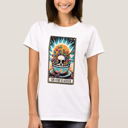 Ceral Killer Pun Tarot T-Shirt (Vorderseite)
