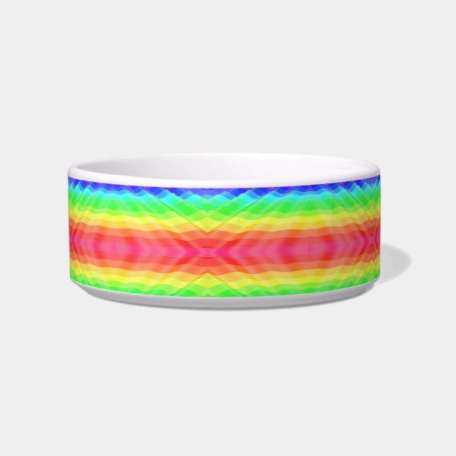 Ceramic bowl featuring a vibrant napf (Vorderseite)