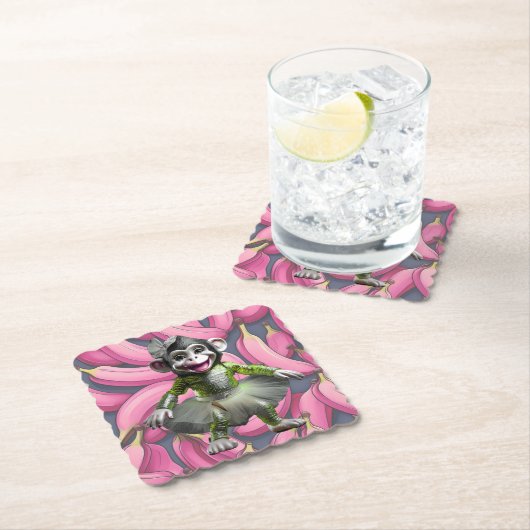 Ceramic Chimp Coaster Untersetzer (Vor Ort)