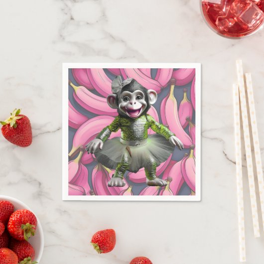Ceramic Chimp Napkin Serviette (Beispiel)