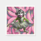 Ceramic Chimp Napkin Serviette (Vorderseite)