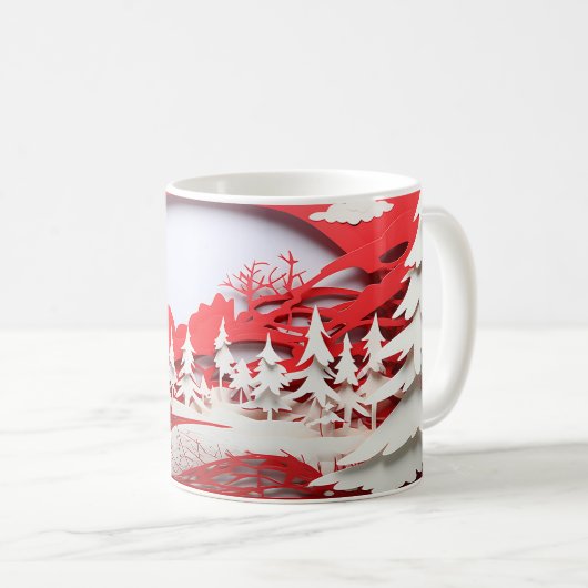 Ceramic Christmas Mug Kaffeetasse (VorderseiteRechts)