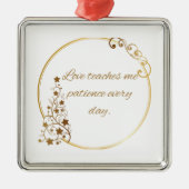 Ceramic Circle Ornament Aus Metall (Vorne)