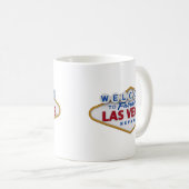 Ceramic coffee mug for Las Vegas coffee lovers Kaffeetasse (VorderseiteRechts)