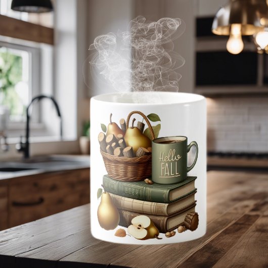 Ceramic Coffee Mug Hello Fall Kaffeetasse