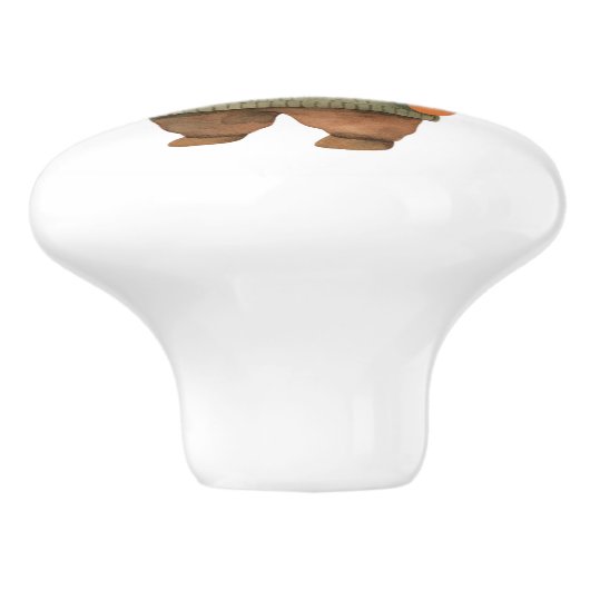 Ceramic Drawer Pull - Edgar Keramikknauf (Seitenansicht)