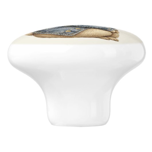 Ceramic Drawer Pull - Fleeting Daydream (B) Keramikknauf (Seitenansicht)