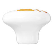 Ceramic Drawer Pull - Performing Circus Pony Keramikknauf (Seitenansicht)