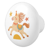 Ceramic Drawer Pull - Performing Circus Pony Keramikknauf (Rechts)