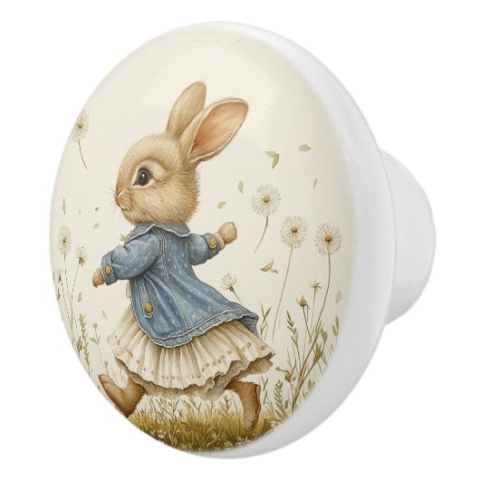 Ceramic Drawer Pull - Running Free Keramikknauf (Rechts)