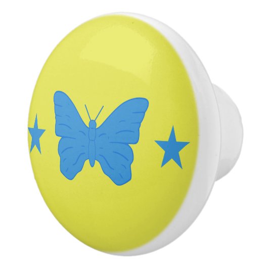 Ceramic knob pull with flag of Bady Bassit Keramikknauf (Rechts)