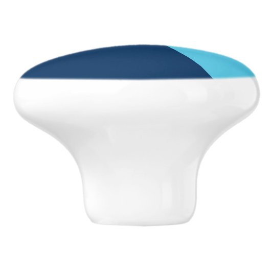 Ceramic knob pull with flag of Minnesota, USA Keramikknauf (Seitenansicht)