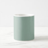 Ceramic Light Green Pastel Solid Color Mug Kaffeetasse (Mittel)