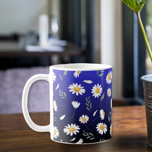 Ceramic mug, Daisy coffee mug, tea cup Kaffeetasse