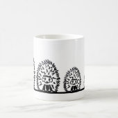Ceramic mug featuring hedgehog family design kaffeetasse (Mittel)