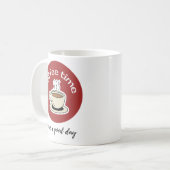 Ceramic mug for coffee lovers kaffeetasse (Vorderseite Links)