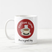Ceramic mug for coffee lovers kaffeetasse (Links)