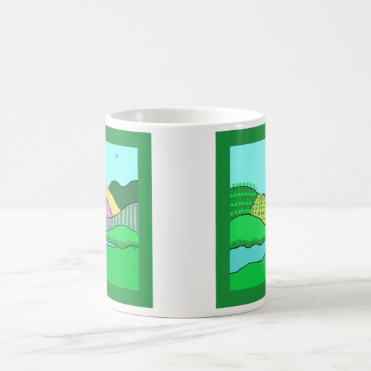 Ceramic Mug - Rolling Hills Kaffeetasse (Mittel)