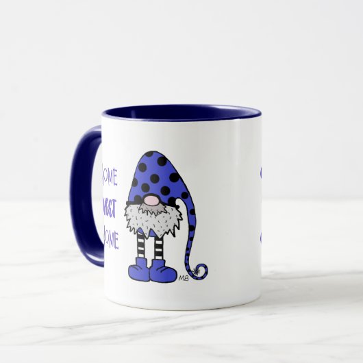 Ceramic Mug - Whimsical Gnome Tasse (Vorderseite Links)