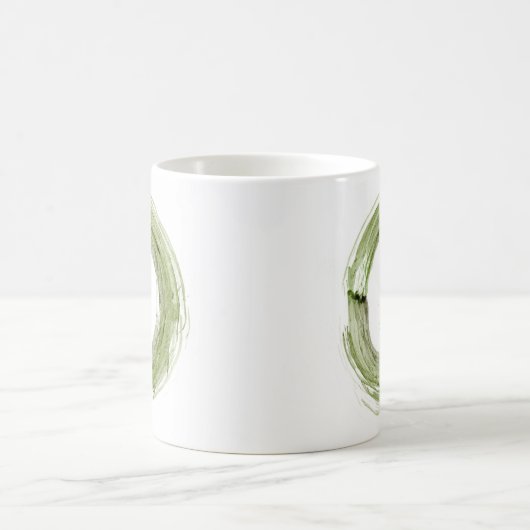 Ceramic mug with Eat Green design Kaffeetasse (Mittel)