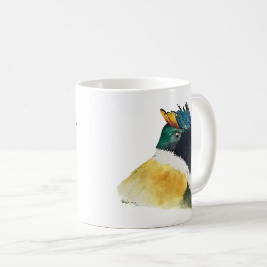 Ceramic mug with Horned Sungem design Kaffeetasse (VorderseiteRechts)