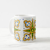 Ceramic mug with traditional Sicilian tile design Kaffeetasse (Vorderseite Links)