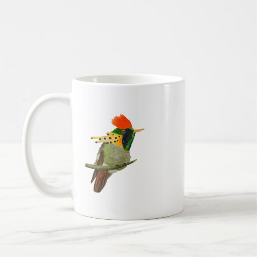 Ceramic mug with Tufted Coquette design Kaffeetasse (Links)