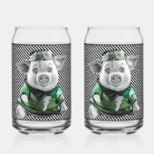 Ceramic Piggy Glass Dosenglas (Vorderseite)