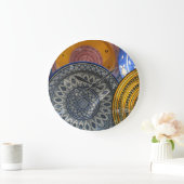 Ceramic Plate Große Wanduhr (Zuhause)