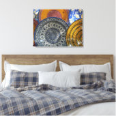 Ceramic Plate Leinwanddruck (Insitu (Schlafzimmer))
